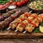 Les brochettes de porc Visuel