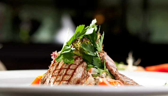 Le carré de veau sauce morilles visuel