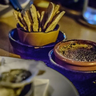 La Crème brûlée de foie gras à la florence Visuel