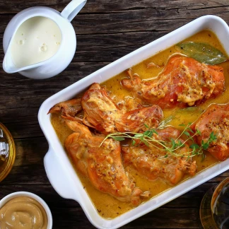 Lapin à la moutarde maison Visuel